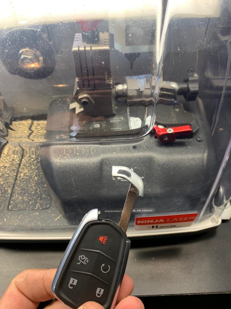 Automotive locksmith is cutting new keys in Rochester NY (1)